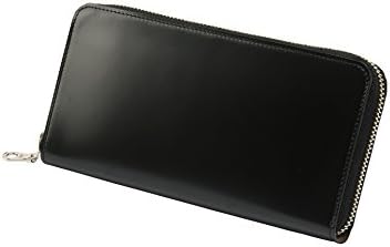 コードバン 馬革 ラウンドファスナー長財布 革財布 メンズ Gk 015 黒 Pasadenahc Com