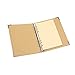 Ardour Van K-Musculo Kraft 6-Ring Binder, Chris.W A5 Size Binding Cover with Metal Corner Guard - for DIY Planner/Journal/Notebook/Diary/Album