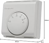 Honeywell Room Thermostat 230/240V White Heating Cooling Control view 3
