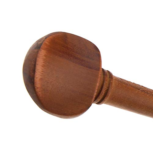 Creative-Idea 4pcs Violin Fiddle Tuning Peg Set 4/4 Size Wooden Replacement Jujube Wood
