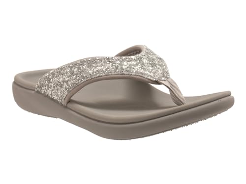 REVITALIGN Women's Yumi Glitter, Silver, 7