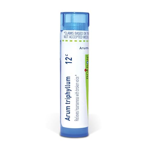 Boiron Arum Triphyllum 12C Homeopathic Medicine for Hoarseness - 80 Pellets