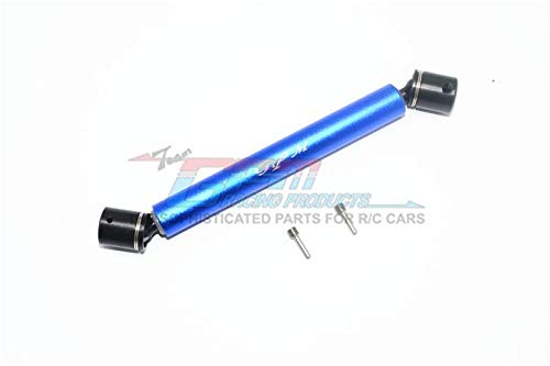 GPM Losi 1:10 Baja Rey / Rock Rey Upgrade Parts Aluminum & Steel Rear CVD Drive Shaft - 1Pc Set Blue