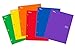 New Generation - One - 4 Pocket Folder / Portfolio , 6 PACK , Heavy Duty 3 Hole Punch - Assorted 6 Fashion colors folders UV Glossy Laminated .