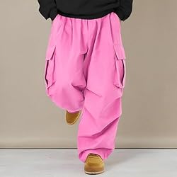 Baggy Cargo Pants Men Wide Casual Parachute Pants