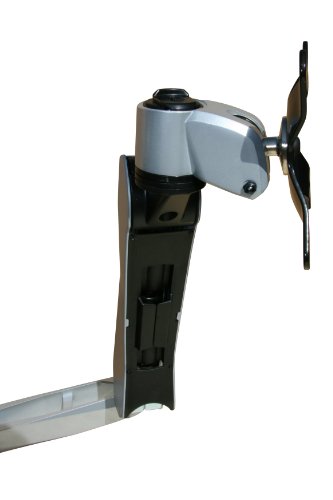 Mount-It! MI-65156 Quad Articulating, Rotating, Height Adjustable, Swiveling, Arm Desk Mount for Samsung, Sony, Element, Vizio, Panasonic, Sharp, LG, LCD, LED, Computer Monitor Displays, Silver