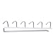 UNKE 6 Hooks Cup Holder Hang Kitchen Cabinet Under Shelf Storage Rack Organiser Hook (White)
