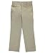 Nautica Big Boys' Uniform Flat Front Pant, Khaki, X-Large/18