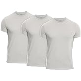 Mens Crew Neck T-Shirt (Slim Fit) | Cotton Rich Mens Tshirt (3/6 Pack) | Ultra Soft, Breathable (Made in Egypt)