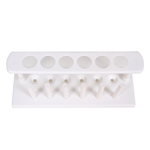 Test Tube Rack, Plastic Single Tier, 6 Slot