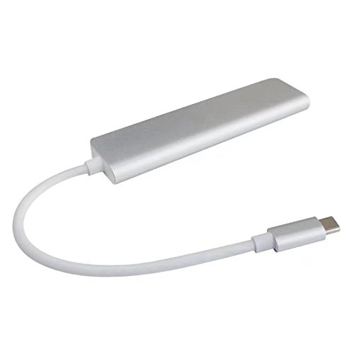 Type C Hub with 4K HDMI 4 in 1 USB-C Adapter, MeiLiio 2 USB 3.0 Ports Computer Peripherals USB Type C HDMI for Apple Macbook Pro Air, Google Chromebook Pixel,Samsung TabPro S, Type-C enabled devices
