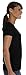 Fruit of the Loom Ladies' 5 oz., 100% Heavy Cotton HD® V-Neck T-Shirt M J NAVY