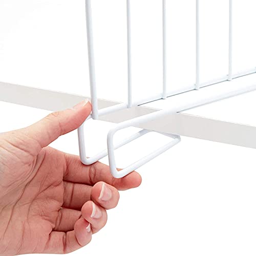 Juvale Metal Wire Shelf Dividers for Closets, Shelves Storage (10.75 x