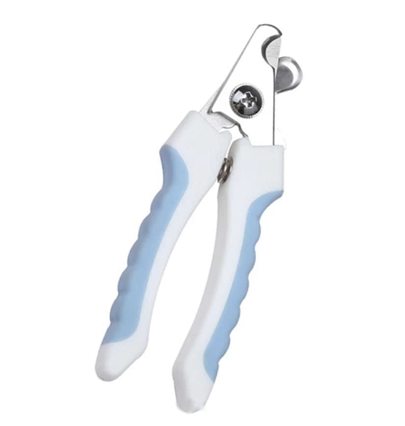 Exeton Pet Nail Cutter Clipper, File, Cats, Dogs, Birds, Nail Scissors Cutter (Blue - No Nail File)