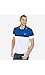 Nautica Men's Classic Short Sleeve Color Block Moisture Wicking Polo Shirt