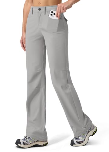 Willit Women's Hiking Pants Light Gray