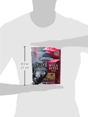 BLUE BUFFALO WILDERNESS TRAIL WILD BITES HIGH PROTEIN GRAIN FREE SOFT MOIST SALMON DOG TREATS