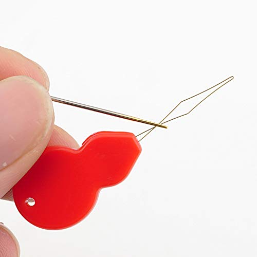 Potelin Plastic Needle Threaders with Clear Box Random Color 5 Pieces - Thumbnail 4