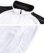 Mens Performance Track Suit Set White/Black Large
