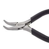 Bent Chain-Nose Pliers for Crafting and Repair, Jewelry Making Supplies