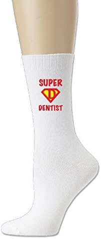 Super Dentist Crew Sock White