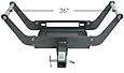 Removable 2" Hitch Receiver Winch Mount Portable w/Pin