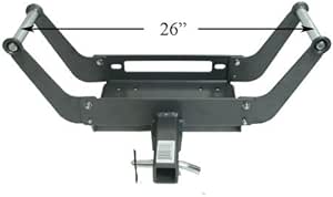 Removable 2" Hitch Receiver Winch Mount Portable w/Pin