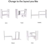 Maison & White Adjustable Desk Storage Organiser 2 Drawers 2 Shelves view 3
