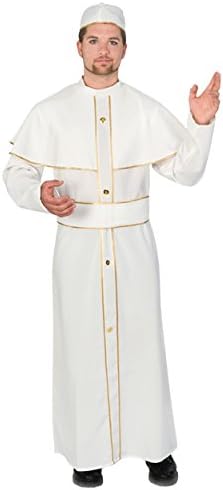 Ultimate Halloween Costume UHC Men's Religious Holy Pope Outfit Catholic Church Theme Fancy Costume, Std (Up To 44)