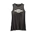 Harley-Davidson Women's Distressed Logo Tank, Black