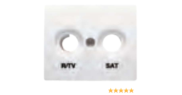 Bjc - 18320 tapa toma r/tv-sat iris-aura blanco Ref. 6531010259