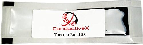 Flexible Thermally Conductive Adhesive Electrically Insulating Epoxy Low Thermal Expansion Cooling, Thermo-Bond 58, 2.5gm pouch(s)