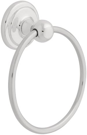 Franklin Brass Bathroom Accessories 9016Pc Jamestown Bathroom Towel Holder Ring Polished Chrome