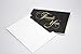 Nakanda Thank You Cards, Pack of 100 Bulk Thank You Notes with Self Seal Envelopes for Weddings, Business, Bridal & Baby Showers, 5.8 x 4.1 inches Personalized Greeting Cards (Black & Gold)