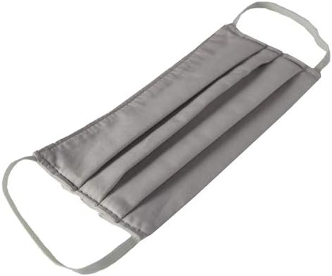 Washable Cotton Face Covering (Earloop) - (Pack of 3) (Grey)