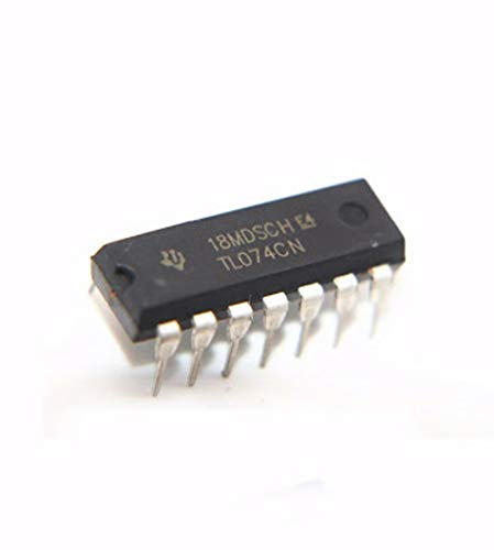 10 Pezzi TL074CN TL074 DIP-14 - IC JFET Quad Operational Amplifier - ST Microelectronics - 3