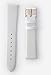 WRISTOLOGY Rose Gold 18mm Womens Easy Interchangeable Watch Band (White)