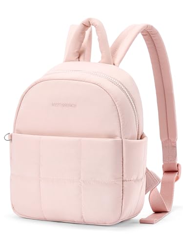 WESTBRONCO Mini Backpack for Women Nylon Small Fashion Backpacks Purse Puffer Lightweight Backpacks for Travel, Shopping, Daily
