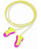 Howard Leight by Honeywell Laser Lite High Visibility Corded Disposable Foam Earplugs, 100-Pairs (LL-30)