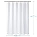 AmazerBath White Shower Curtain Plastic 72x72 Inches, Thick PEVA Shower Curtain Waterproof, Heavy Duty Shower Curtains for Bathroom with 3 Big Clear Weighted Stones and 12 Rustproof Grommets