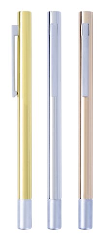Ten Design Stationery Shell Roller Pen, Gold (121218GD) - Thumbnail 3