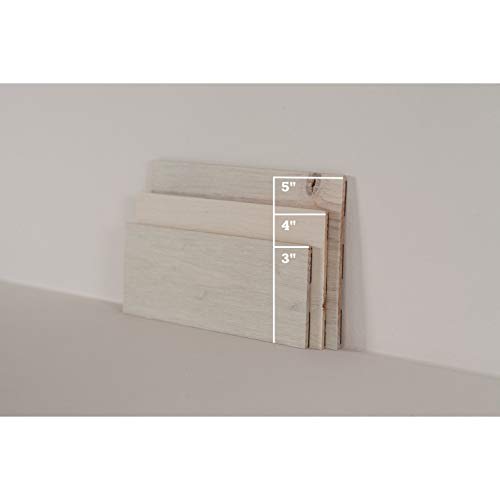 Timberchic DIY Reclaimed Wooden Wall Planks -Simple Peel and Stick Application. (Sample Pack) (Coastal White)