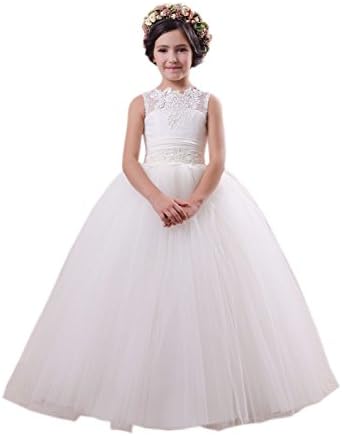 Kauste Little Girls Dresses Flower Girl Dresses Speclial occasion Dresses First Communion Party Dress