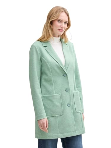 TOM TAILOR 1045404, Cappotto Donna, 34160 - Dust Green Melange, M