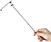 Cigarette Holder Extendable Clip, Functional for Rolled Tobacco, Blunts, Weed and Cigars. Made of High Quality Stainless Steel. Smoke Holder with an Elegant, Clear Personal Case. (Silver Antenna)