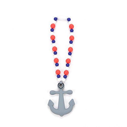 Nummy Beads Red, White & Blue Anchor Teether Toy Attaches To Baby
Carrier, Car Seat, High Chair, Stroller or Diaper Bag Nummy Beads Red, White & Blue Anchor Teether Toy Attaches To Baby
Carrier, Car Seat, High Chair, Stroller or Diaper Bag