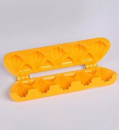 Garden Of Arts Ganpati Modak Plastic Mould Strip/Modak Patti/Modak Sancha Choclate Mould (Modak Patti 5 Cavity)