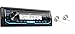 JVC KD-X35MBS Single DIN SiriusXM Bluetooth MP3 USB Pandora , iHeartRadio , Spotify , Android/iPod/iPhone Music Playback , in-Dash Digital Media Marine Stereo Receiver with Alphasonik Earbuds primary