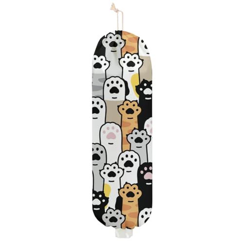 Cat Paws Grocery Bag Holder