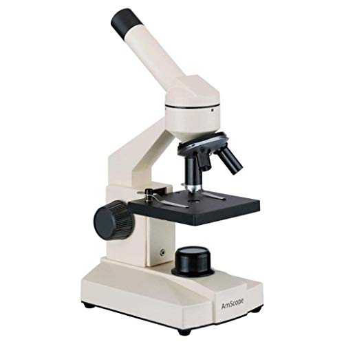 AmScope Optical Glass Lens AllMetal LED Compound Microscope, 6